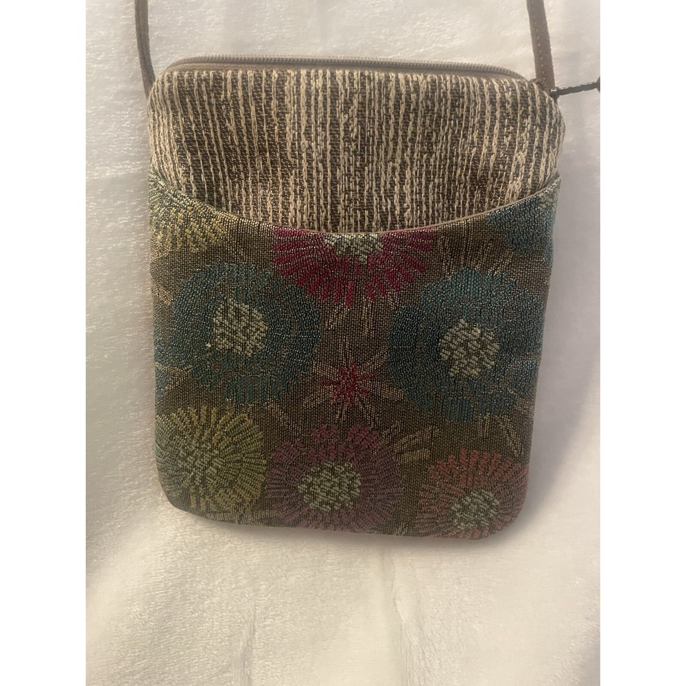 Maruca Designs Purse Crossbody Bag Flowers Pattern Handmade in Boulder, CO‎